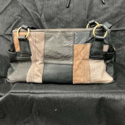 Patchwork leather hndbag