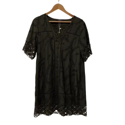 Piper Womens  Size 10 Casual Dress / Shift Dress Khaki 