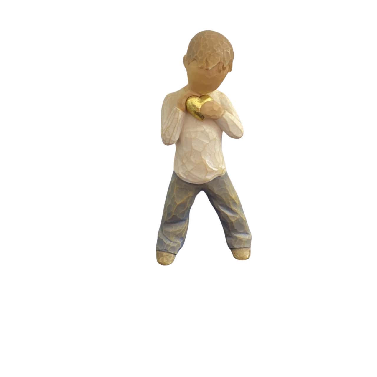 Enesco Willow Tree Heart of Gold Boy Figure : Susan Lordi