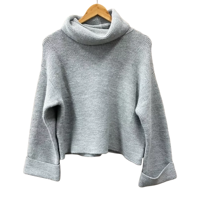Decjuba Grey Bronwyn Wide Cuff Knit Jumper Size S