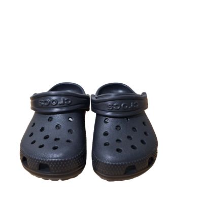 Crocs Kids Classic Black Clog - size 7