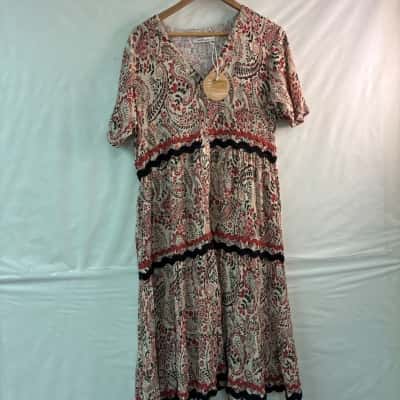 Joop & Gypsy Womens  Size 8 Casual Dress Floral 