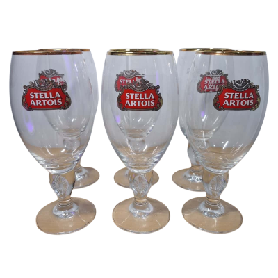 Stella Artois Chalice Glasses 500ml set of 6 