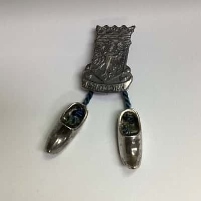 Vintage Sterling Silver Apeldoorn Tourist Brooch