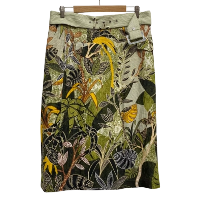Veronica Maine 2020 Tropical Print Skirt