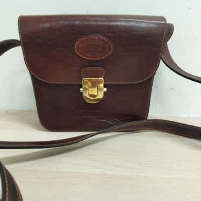 Oroton Womens Brown Cowhide Handbag GUC