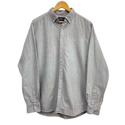 Rodd & Gunn Grey Business Shirt Size XL