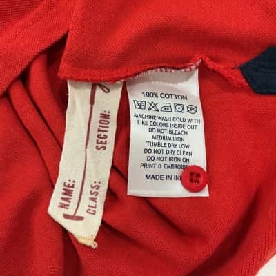 U.S. Polo Assn. Kids  Size 6 / 7 T-Shirt Red 