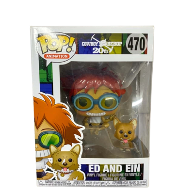 Funko Pop & Buddy Animation: Cowboy Bebop - Edward & EIN Collectible Figure