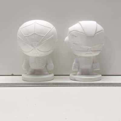 Marvel Spider-Man & Iron Man DIY Paint Your Own Ceramic Figurines Set 2