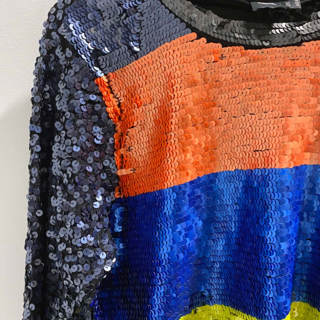 asos rainbow top