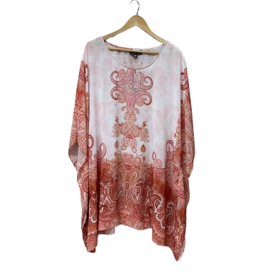 BNWT Autograph Womens Size 16 / 18 Orange Woven Top / Kaftan