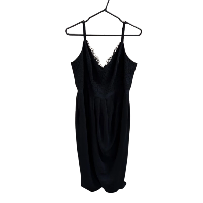 City Chic Womens black lace dress Size XS 