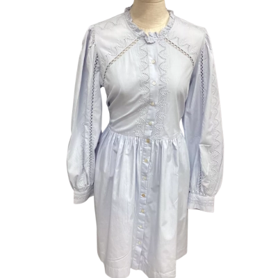 NEW - Y.A.S. Womens  Size L Long Sleeve Dress Blue 