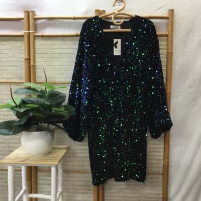slim fit dress slacks ZARA. Short fuchsia sequin dress. TS  Hibuy market