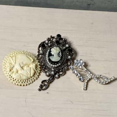 Elephant Brooch Bundle x3