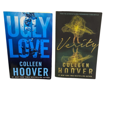 2 Colleen Hoover books Ugly Love and Verity 