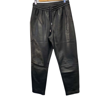ENA PELLY Womens  Size 8 Leather Pants Black  