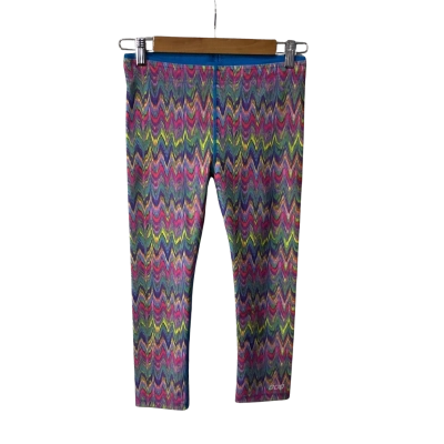 Lorna Jane Active Womens Size S Multicoloured Pattern 3/4 Length Leggings