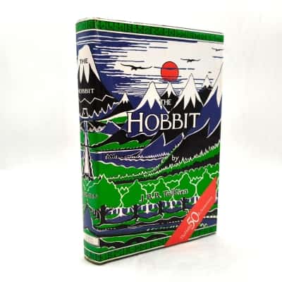 1987 50th Anniversary The Hobbit Hard Cover (Damaged Sleeve)