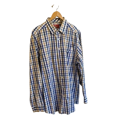 “R.M. Williams” Mens-  Size XXL -Long Sleeve Shirt -Checked 