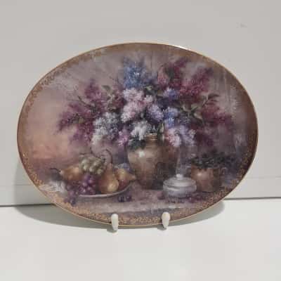 "Garden Elegance" by Lena Liu Bradford Exhange Plate