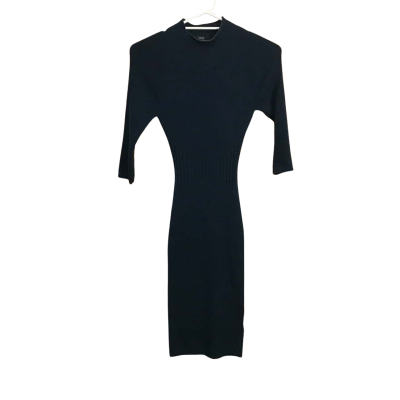 Saba Womens  Size 6 Merino Wool Blend Rib Knit Dress