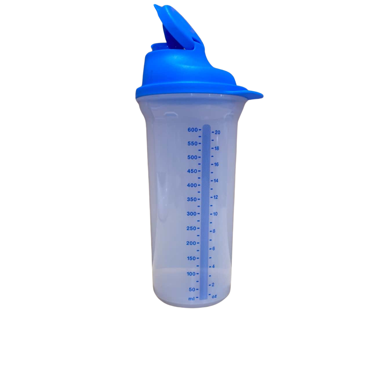 Tupper Shaker Tupperware Mixing Shaker Clear / Blue(s) - Used Good | Salvos Stores