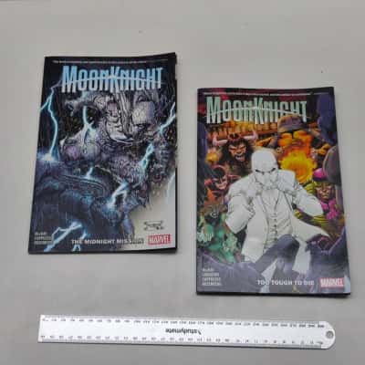 Marvel Moon Knight Graphic Novel TPB Lot Vol 1 Midnight Mission & Too Tough To Die