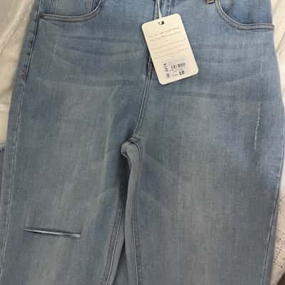 Motto Womens  Size 10 Straight Leg Jeans Blue 
