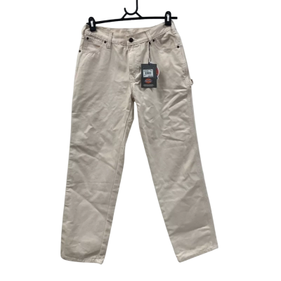 Dickies Womens  Size 8 Bone Lowrider Contrast Pants 