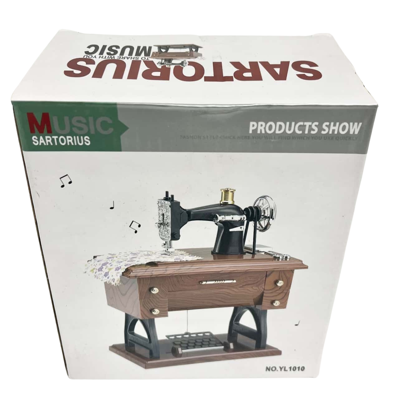 Sartorious Sewing machine music boxBNWT
