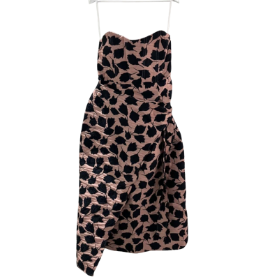 Gingham & Heels Womens Size 18 Strapless Indra Midi Dress