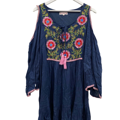 Naudic Womens  Size M Blue / Multicoloured Dress