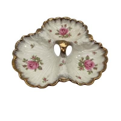 Vintage Crown Ducal Tri Serving Dish