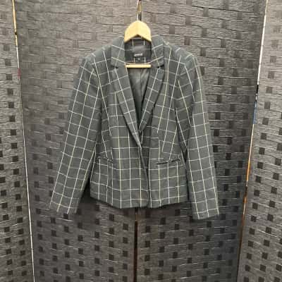 Marcs Womens  Size 14 Blazer Black  / Checked 