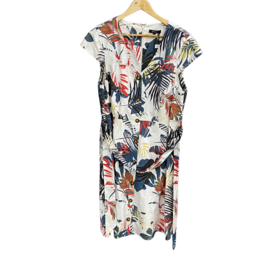 Basque Womens  Size 16 Sleeveless Dress  Blue / Floral / Green / Red / White / Yellow 