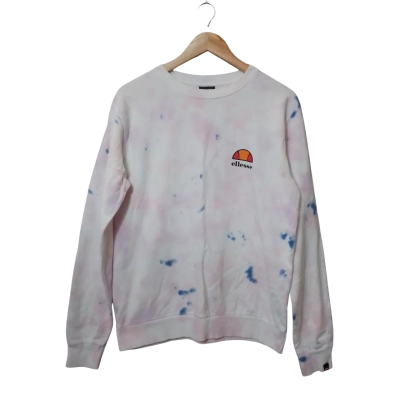 Ellesse Women's Size 8 Pink and Blue Sweatshirt 