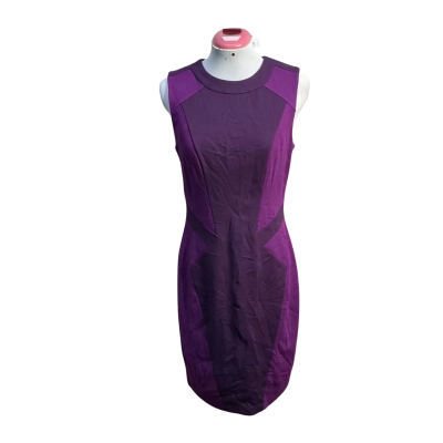 Cue in the city Womens  Size 10 Sleeveless Dress  Purple 