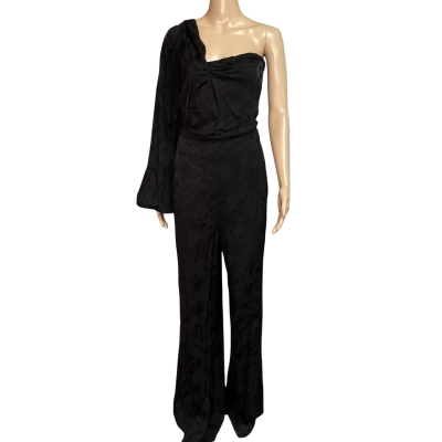 Audette women’s off the shoulder jumpsuit size s. 