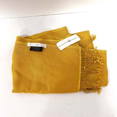 Juniper Hearth Womens  Size One Size Scarf Mustard / Yellow 