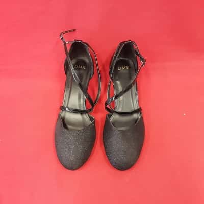  Womens  DMK Size 39 Sparkling Black  5cm heal Shoe