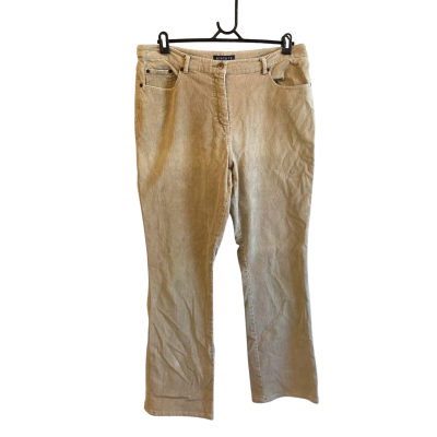 “Biscote” Womens  corduroy Pants -Size 16 Cream 
