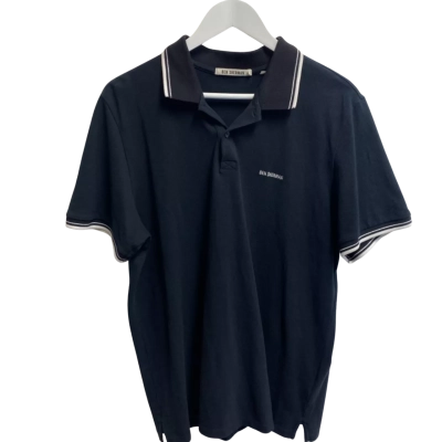 Ben Sherman Mens  Size XL Short Sleeve Shirt Dark Blue 