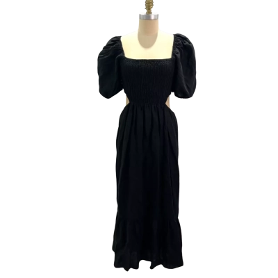Seed Womens  Size 14 Casual Dress / Midi Dress / Short Sleeve Dress  Black  