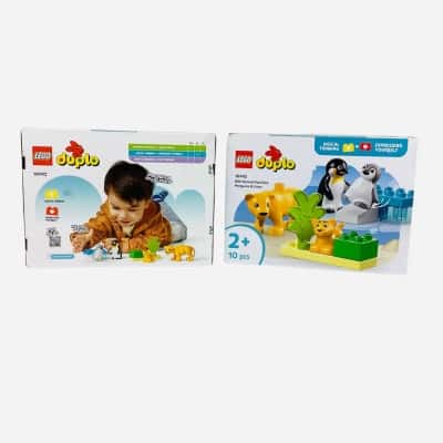 LEGO DUPLO 10442 Wild Animal Families (Penguins & Lions) – Perfect Christmas Stocking Stuffer