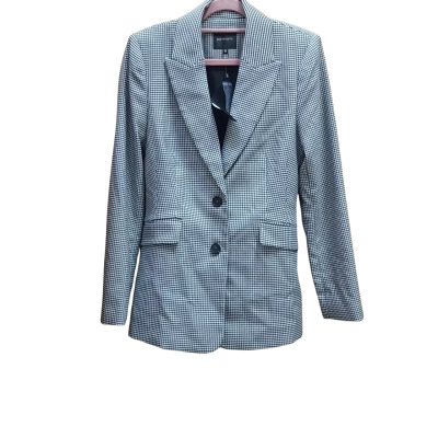 Portmans Womens  Size 8 Suit Jacket Black  / Checked / White 