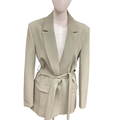 NEW - Bardot Womens  Size S Belted Blazer Khaki 