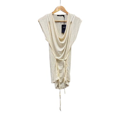 Inhibitus Womens  Size S Sleeveless Top Beige RRP $390
