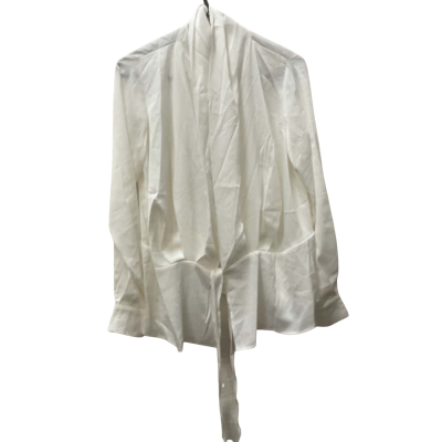 Women’s Atmos&Here  Size 8 Long Sleeve Top White 